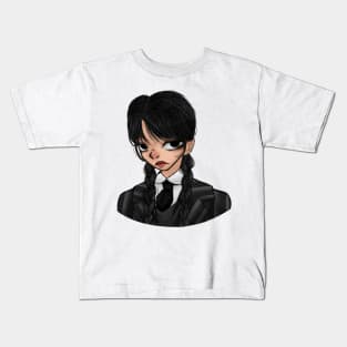 Wednesday Addams Netflix Kids T-Shirt